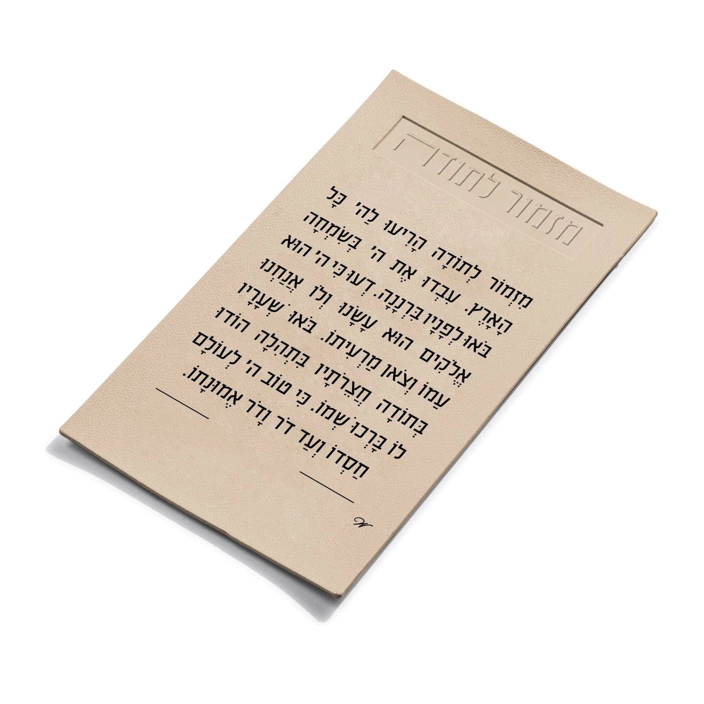 Leather Mizmor LeToda Magnet - Gold