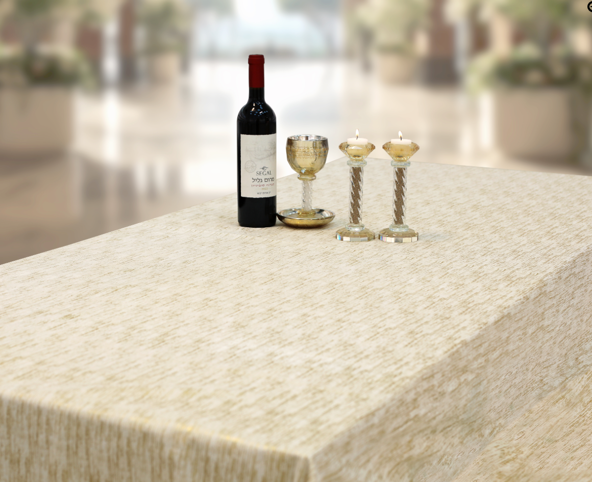 Elegant Velvet Tablecloth 140*280cm - Gold