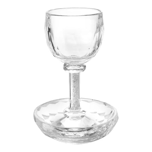 Kiddush Cup Crystal With Leg