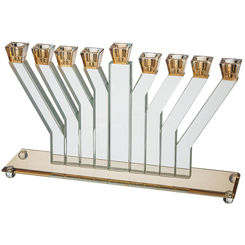 Fancy Crystal Menorah