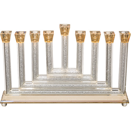 Fancy Crystal Menorah