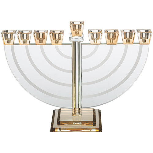 Fancy Crystal Menorah