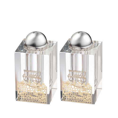 Crystal Salt & Pepper Shakers