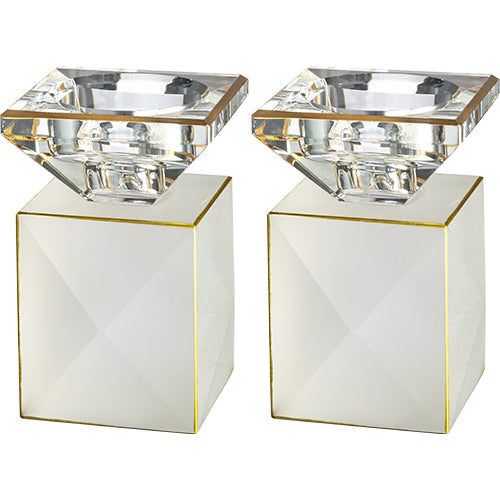 Crystal Candlesticks 9 cm