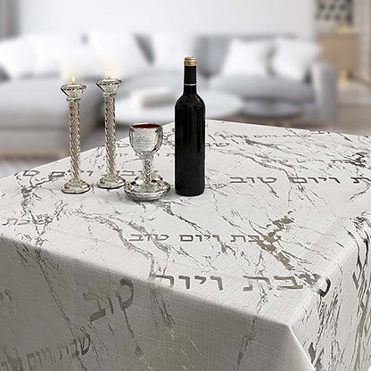 Gold Marble Tablecloth