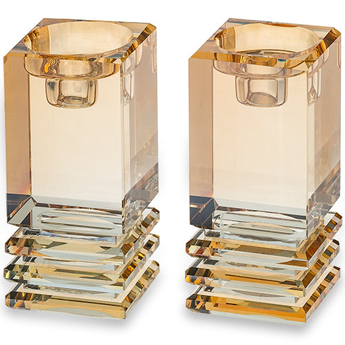 Crystal Candlesticks 11cm