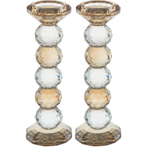 Pair of Crystal Candlesticks