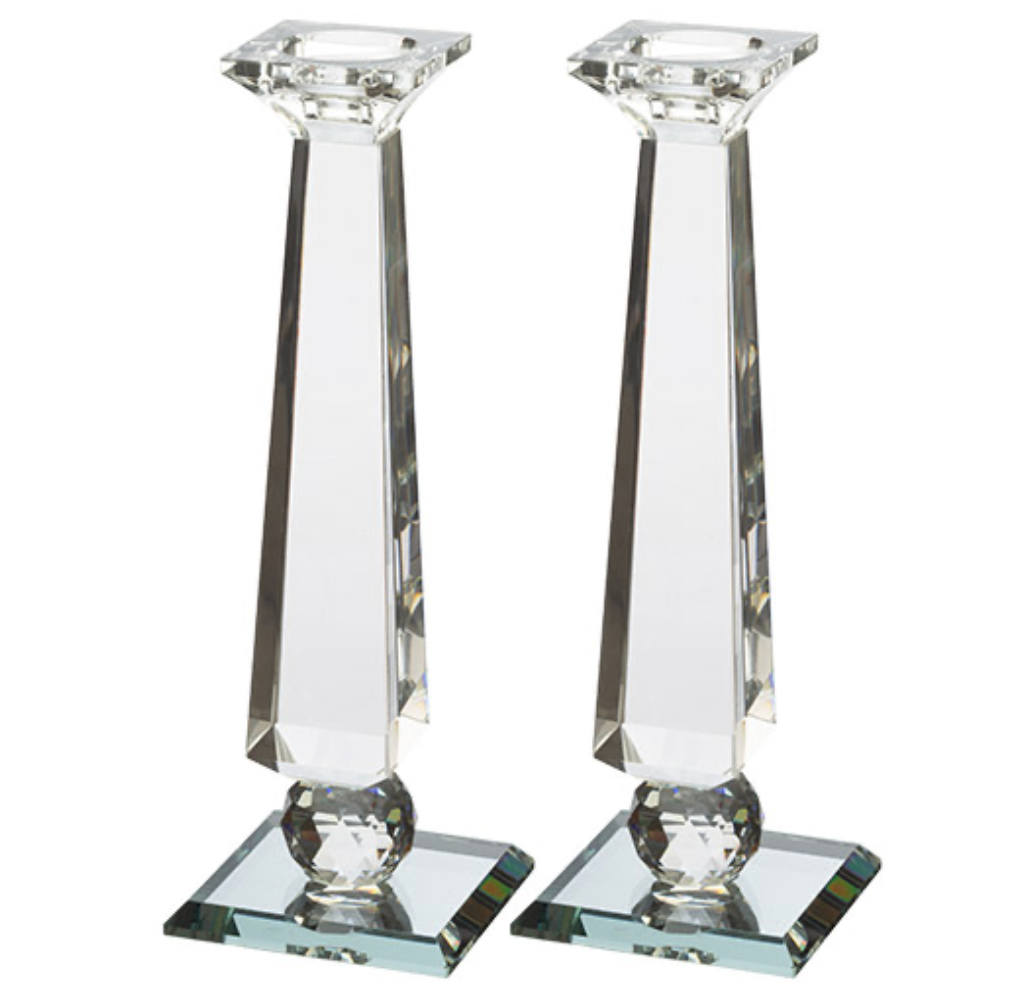 Crystal Candlesticks 34 cm