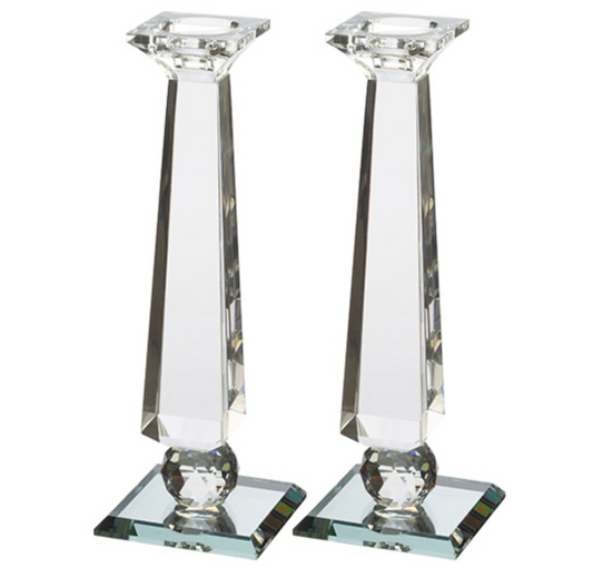 Crystal Candlesticks 34 cm
