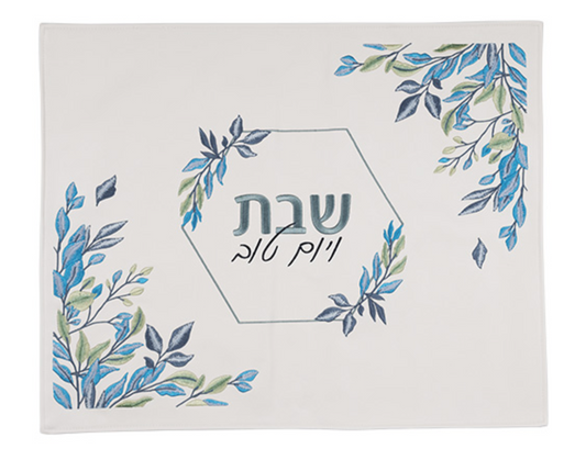 Faux Leather Challah Cover - Floral