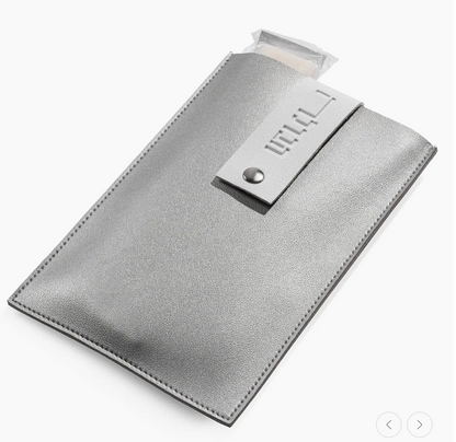 Leather Pouch Havdala Set - Ashkenaz