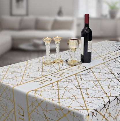 Elegant Tablecloth 140*280cm - Gold Printing