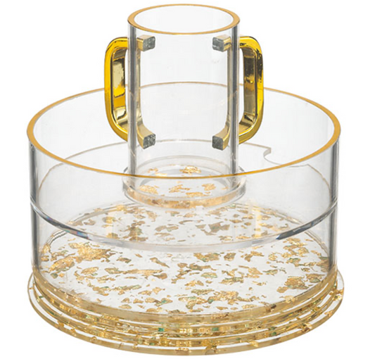 Acrylic Maim Achroni'm with Gold Glitter