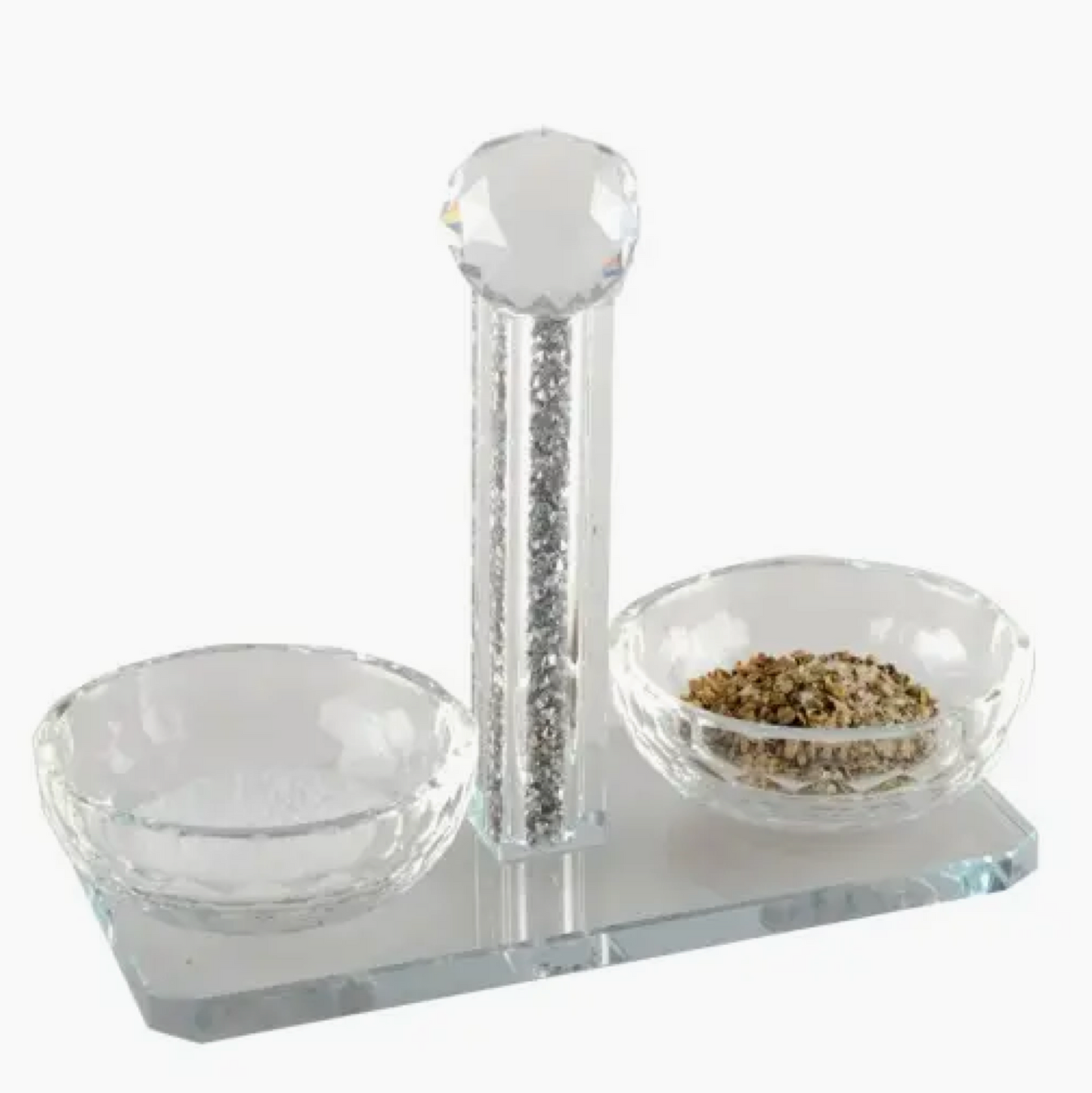Double Crystal Salt and Pepper Shaker